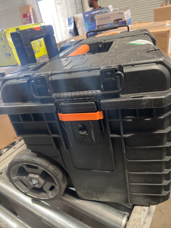 Photo 1 of 22 in. Pro Gear Cart Tool Box in Black

