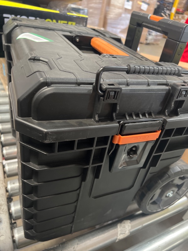 Photo 1 of 22 in. Pro Gear Cart Tool Box in Black
