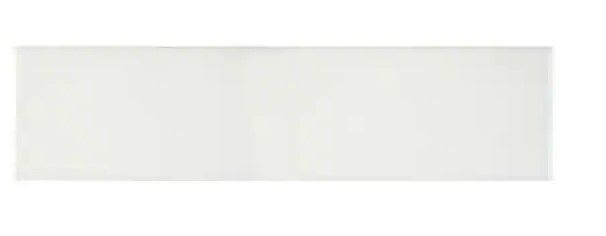 Photo 1 of  ***White Glossy 4 in. x 12 in. Glossy Ceramic Wall Tile (4.84 sq. ft./Case)
