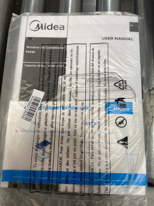 Photo 7 of **NEW*- Midea 12,000 BTU U-Shaped Smart Inverter Window Air Conditioner–Cools up to 550 Sq. Ft., Remote Control- BLOWS COLD
