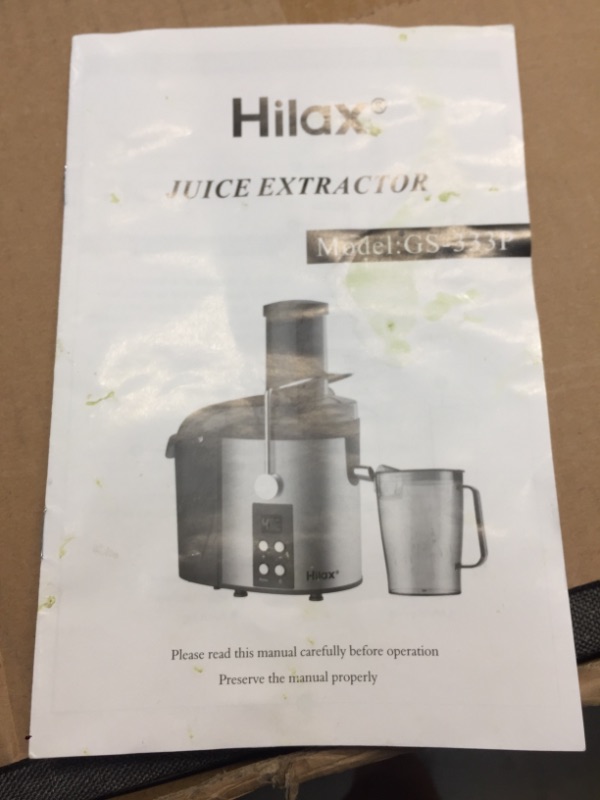 Photo 1 of 1100W High Speed Centrifugal Juicers,Juicer Machine,Big Mouth Large 3” Feed
