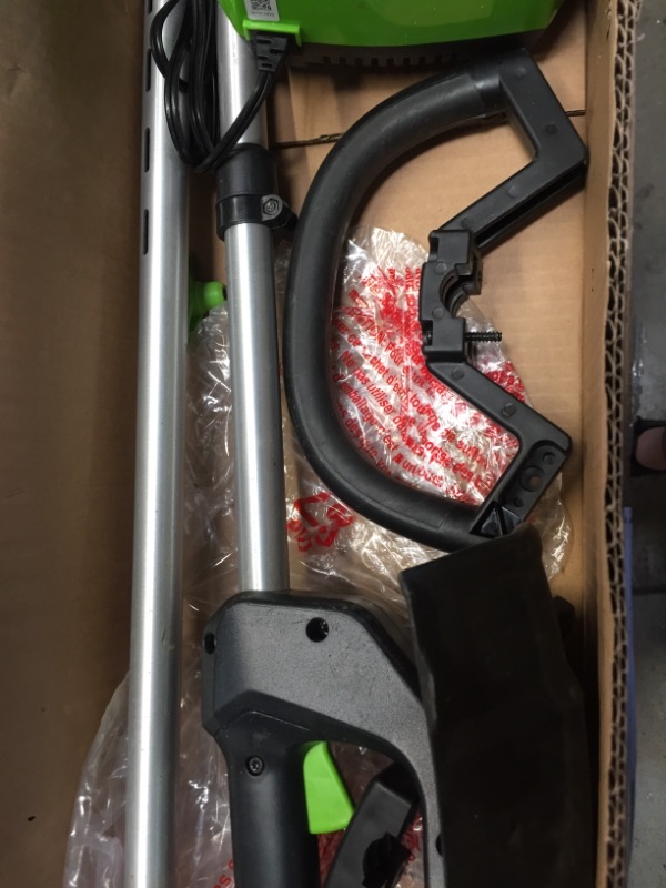 Photo 4 of **USED*- Greenworks 80V 16 inch Brushless String Trimmer, 2.0Ah Battery & Rapid Charger Included, ST80L210
