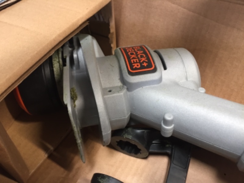 Photo 7 of **USED*- BLACK+DECKER 20V MAX String Trimmer with Extra Lithium Battery 2.0 Amp Hour (LST300 & LBXR2020-OPE)
