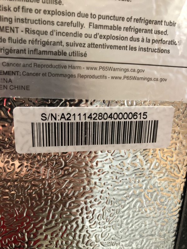 Photo 6 of **PARTS ONLY**
Frigidaire EFR751, 2 Door Apartment Size Refrigerator with Freezer, 7.2 cu ft, Platinum Series, Stainless Steel, 7.5
