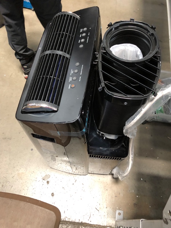 Photo 5 of DAMAGED Midea Duo 12,000 BTU (10,000 BTU SACC) HE Inverter Ultra Quiet Portable Air Conditioner, Cools up to 450 Sq. Ft., Works with Alexa/Google Assistant, Includes Remote Control & Window Kit
