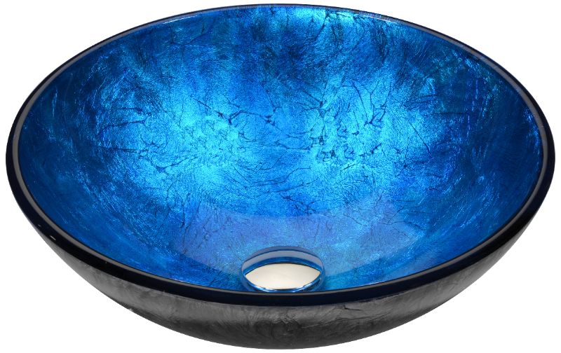 Photo 1 of 
ANZZI Arc Series Vessel Sink in Frosted Blue