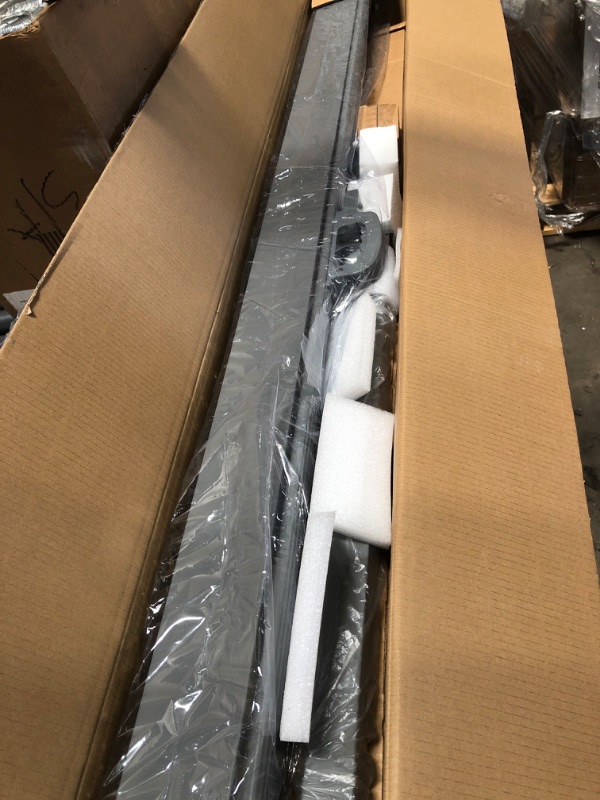 Photo 1 of 118” L x 78.5" H Folding Retractable Side Awning Wall, Cut View and Add a Private Space, Waterproof & UV-Resistant Sun Shade All-Aluminum Wind Screen Easy-Assembled & Pole Post Mounted, Gray