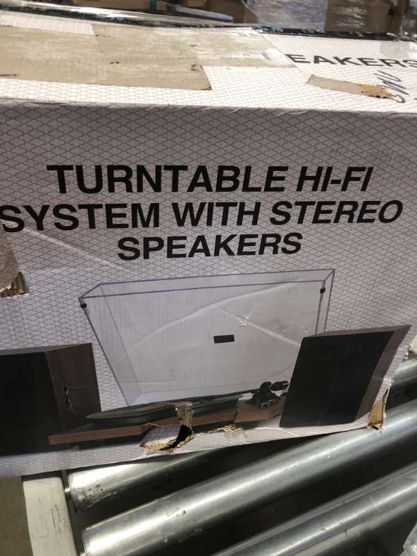 Photo 2 of SEEYING TURNTABLE HI-FI SYSTEM WITH STEREO SPEAKERS