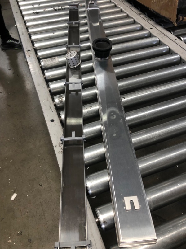 Photo 1 of   Linear Grid Shower Drain (Part number: LSD-T-48IN)  48" x 2.6"