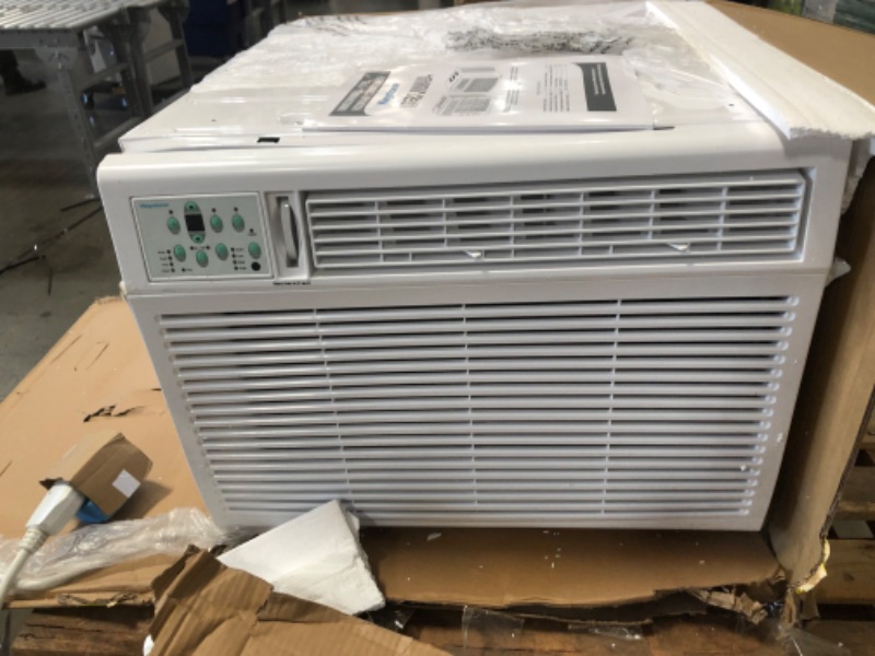 Photo 5 of DAMAGED, KEYSTONE 18,000 BTU 230V Window Air Conditioner | 16,000 BTU Supplemental Heating | Sleep Mode | Remote Control | 24H Timer | AC for Rooms up to 1000 Sq. Ft. | KSTHW18A
