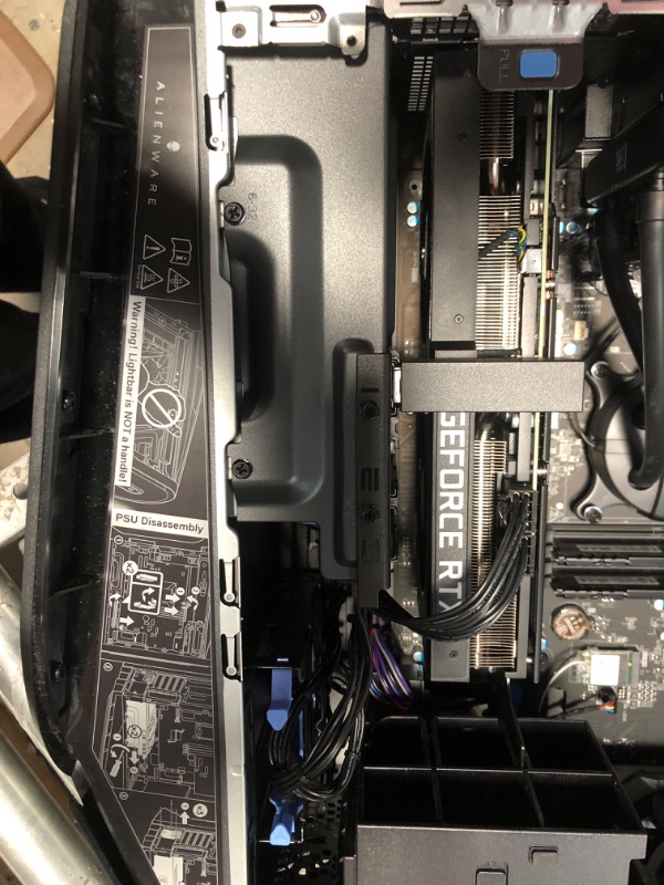 Photo 21 of ***MISSING CPU*** Alienware Aurora R14 Liquid Cooled Gaming Desktop - AMD Ryzen 9 5900, 32GB 3466MHz RAM, 1TB SDD + 2TB HDD, NVIDIA GeForce RTX 3080 10GB GDDR6X Graphics, VR Ready, USB-C, Windows 11 Home – Black
