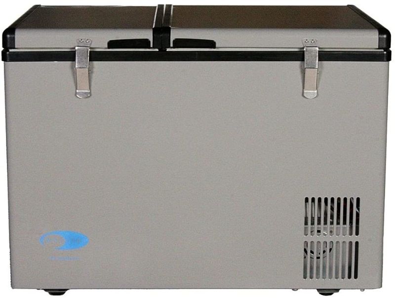 Photo 1 of **PARTS ONLY**
Whynter FM-62DZ 62 Quart Dual Zone Portable Fridge/Freezer, AC 110V/ DC 12V True freezer for Car, Home, Camping, RV -8°F to 50°F
