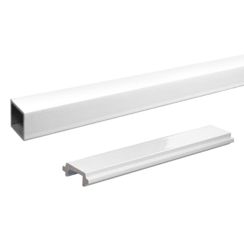 Photo 1 of 2 PACK
Peak Aluminum Railing 6 Ft. White Aluminum Deck Railing Stair Picket and Spacer Kit
