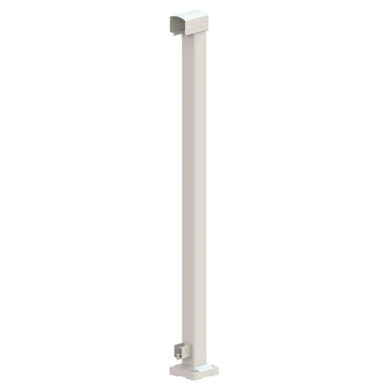 Photo 1 of *11 END POST*
Peak Aluminum Railing 2 in. X 42 in. White Aluminum Deck Railing End Post
