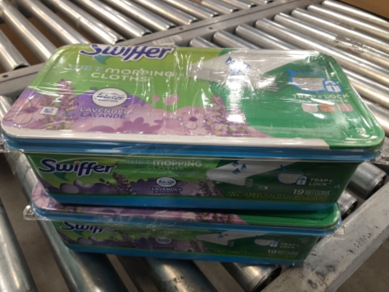 Photo 2 of 2pack - Swiffer Wet Mopping Cloths, Lavender, 19 Count 