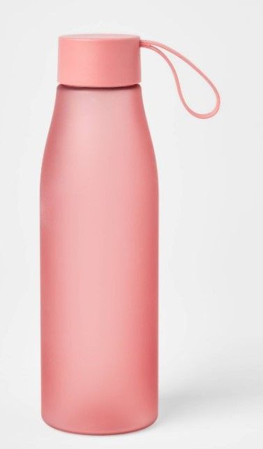 Photo 1 of 6 pack - 20oz Plastic Water Bottle - Room Essentials™-pink
