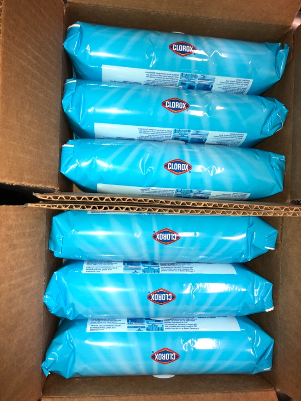 Photo 3 of 6pack- Clorox Disinfecting Wipes, Bleach Free Cleaning Wipes, Fresh Scent, Moisture Seal Lid, 75 Wipes,  (New Packaging)
