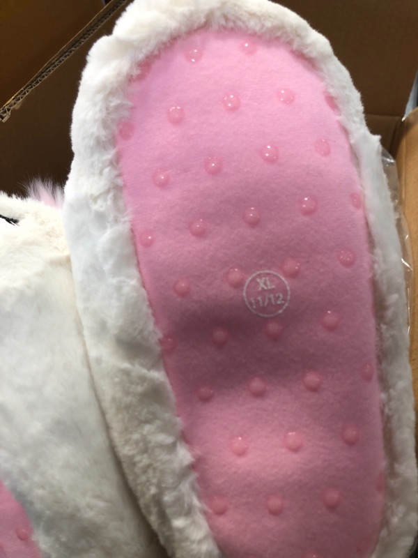 Photo 3 of 6 PACK- Girls' Unicorn Slippers - Cat & Jack™-SIZE 11/12 FOR KIDS 
