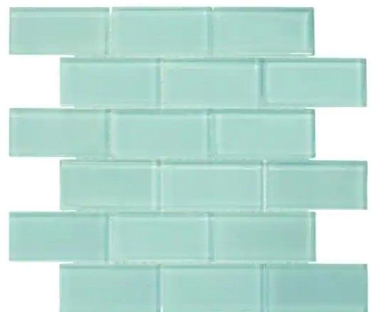 Photo 1 of *3 BOXES*
Jeffrey Court
Tiffany May Turquoise 11.625 in. x 11.75 in. Interlocking Glossy Glass Mosaic Tile (0.948 sq. ft./Each)