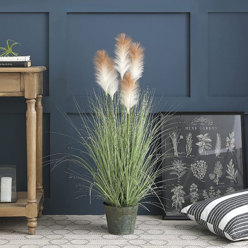 Photo 1 of 34.8 x 6.7 x 5.1 inches
35 inches Everygreen Potted Plants. Faux Pampas Grass Bulrush Reed, Phragmites Plants for Home, Office Decor
