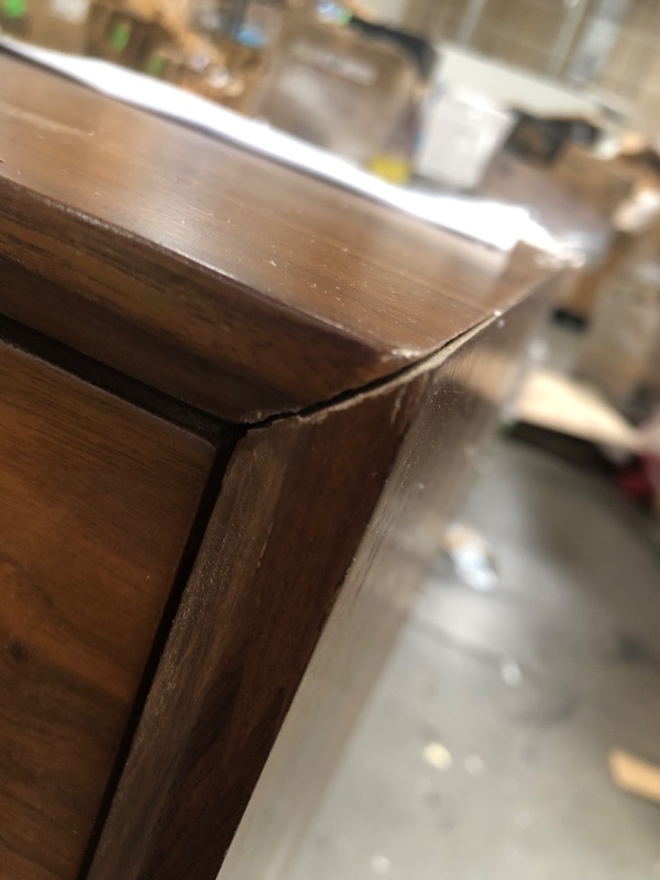 Photo 7 of (DAMAGED BACK/SURFACES/DOORS/CORNERS)
Unique Furniture Afton Sideboards Cabinet, Walnut
