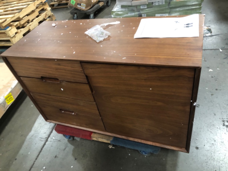 Photo 6 of (DAMAGED BACK/SURFACES/DOORS/CORNERS)
Unique Furniture Afton Sideboards Cabinet, Walnut
