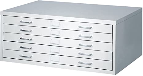 Photo 1 of (MAJOR DENTS/SCRATCHES)
Safco Products Facil Steel Flat File, Small (Optional base sold separately), Light Gray
