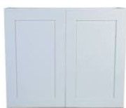 Photo 1 of (DAMAGED DOOR/CORNER/Frame)
33 x 25 x 35 Plywood Assemble Shaker Cabinet White