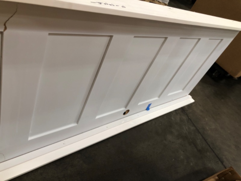 Photo 5 of **HAS CRACK**
Krosswood Doors 30 in. x 80 in. Shaker 5-Panel Primed Solid Hybrid Core MDF Right-Hand Single Prehung Interior Door