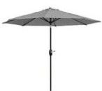 Photo 1 of (UNKNOWN SIZE) Heathered Grey Outdoor Patio Umbrella