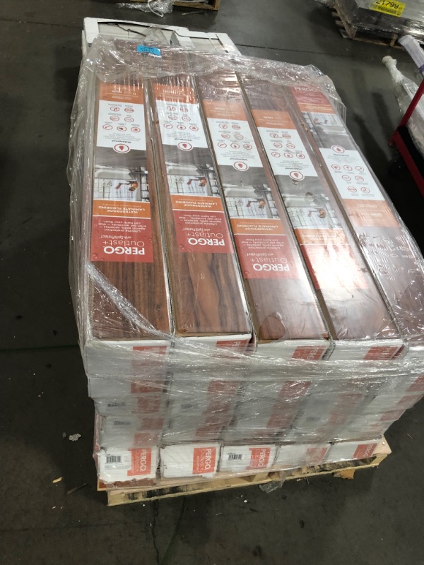 Photo 2 of (DAMAGED ENDS)
Pergo Outlast+ 5.23 in. W Paradise Jatoba Waterproof Laminate Wood Flooring (13.74 sq. ft./case), 30 CASES