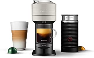 Photo 1 of (BROKEN BOTTLE EDGE)
Nespresso BNV550GRY Vertuo Next Espresso Machine with Aeroccino by Breville, Light Grey