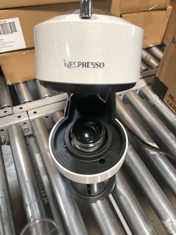 Photo 4 of (BROKEN BOTTLE EDGE)
Nespresso BNV550GRY Vertuo Next Espresso Machine with Aeroccino by Breville, Light Grey