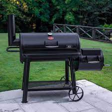 Photo 1 of *** Box 1 of 2*** Grand Champ Charcoal Grill and Offset Smoker in Black
