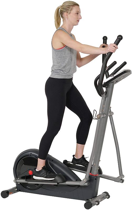 Photo 1 of (Incomplete - Parts Only) Sunny Health & Fitness Pre-Programmed Elliptical Trainer - SF-E320002, black
