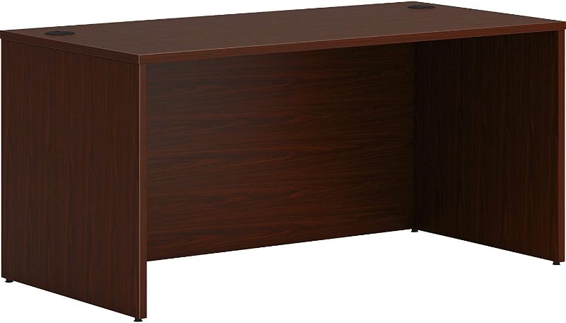 Photo 1 of (Incomplete - Parts Only) HON Mod Desk Shell, 60 x 30 x 29, Mahogany
