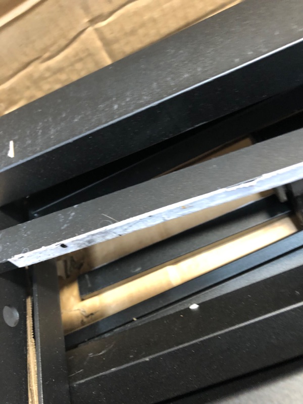 Photo 1 of *INCOMPLETE* -18" Metal Slat 3S Bed Frame - 76" x 80" x 18" 