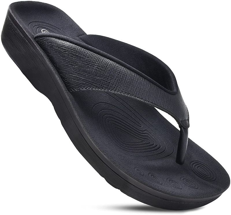 Photo 1 of SIZE 6 AEROTHOTIC Original Orthotic Comfort Thong Style Flip Flops Sandals for Women with Arch Support for Comfortable Walk
