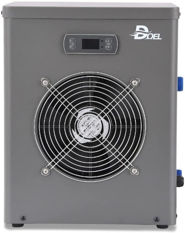 Photo 1 of ***PARTS ONLY*** DOEL 11800 BTU Mini Swimming Pool Heat Pump for Above-Ground Pools, 3.45 kW Electric Pool Heater with Titanium Heat Exchanger, 110V 60Hz
