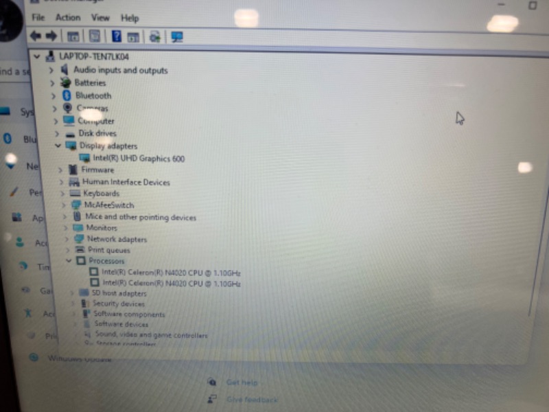 Photo 1 of HP Stream 14-cb Laptop Intel Celeron 4GB RAM 64GB eMMC 14-inch HD WLED