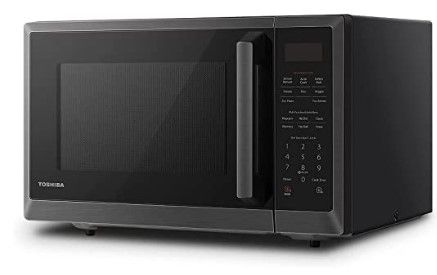 Photo 1 of Toshiba ML2-EM12EA(BS) Microwave Oven with Smart Sensor, Eco Mode, and Sound On/Off function, 1.2Cu.ft/1100W, Black Stainless Steel