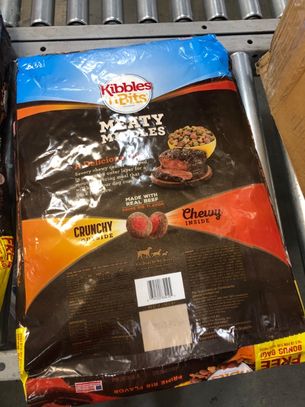 Photo 2 of **NON-REFUNDABLE**EXPIRATION DATE: 05/29/2022**
Kibbles 'n Bits Meaty Middles Prime Rib Flavor, Dry Dog Food, 16.5 lb Bag
