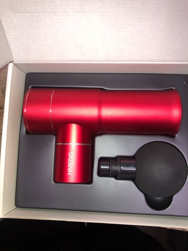 Photo 2 of mini pocket massage gun -red  