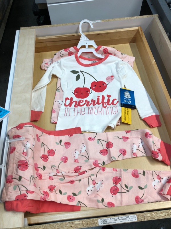 Photo 2 of 9 pack - Gerber Baby Girls' 4-Piece Pajama Set - 4T 
