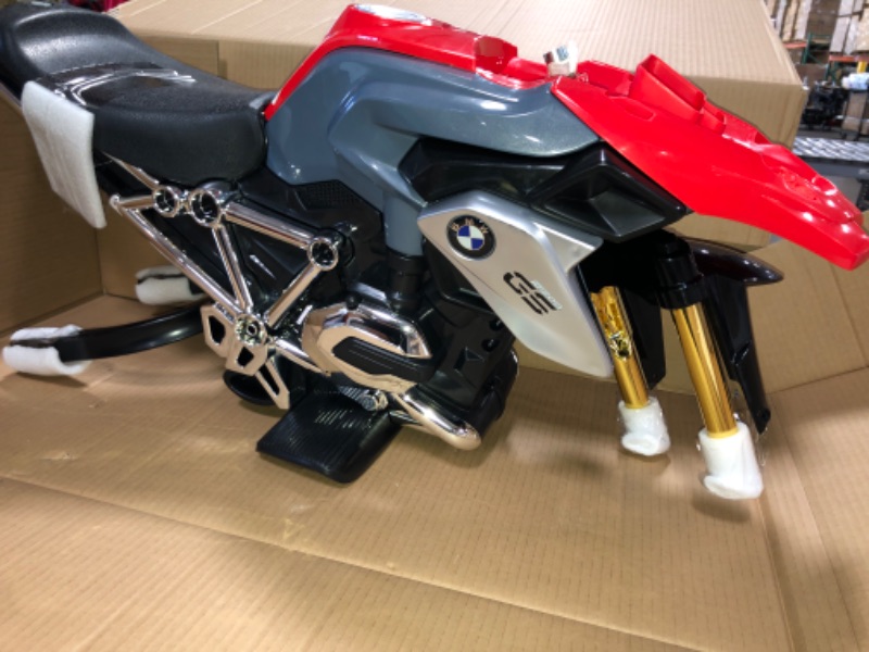 Photo 1 of Rollplay 6V BMW Motorcycle Powered Ride-On - Red/Gray
1 rider- 3+years old /77 lb rider capacity weight 
