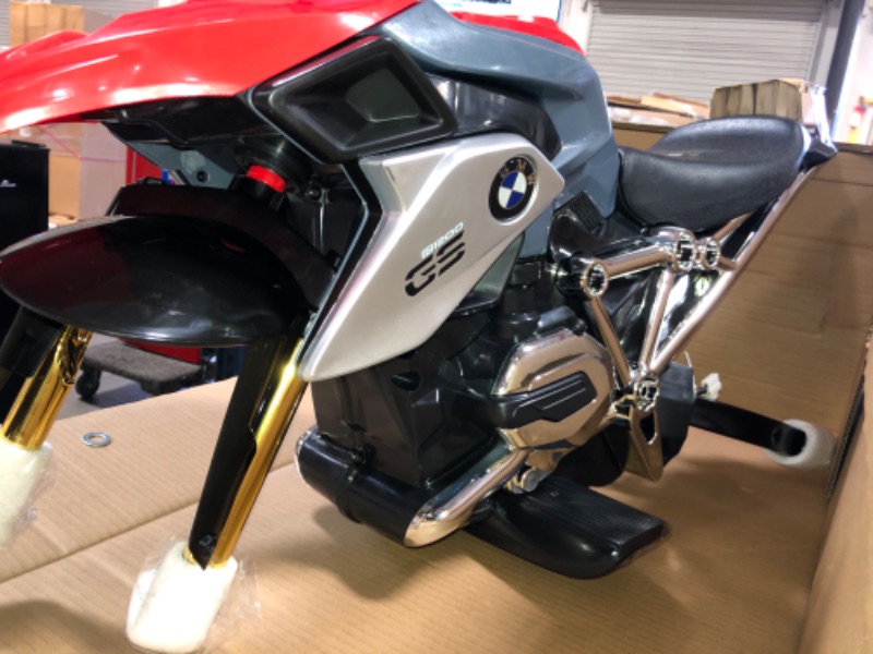 Photo 1 of Rollplay 6V BMW Motorcycle Powered Ride-On - Red/Gray
1 rider- 3+years old /77 lb rider capacity weight 
