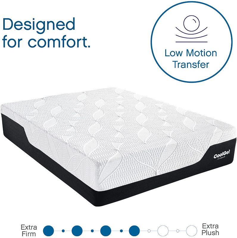 Photo 1 of Classic Brands Cool Gel Chill Memory Foam 14-Inch Mattress  |CertiPUR-US Certified |Bed-in-a-Box, California King
