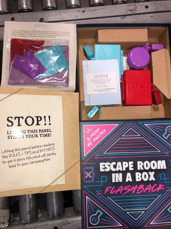 Photo 1 of Escape Room in a Box: Flashback Game 
