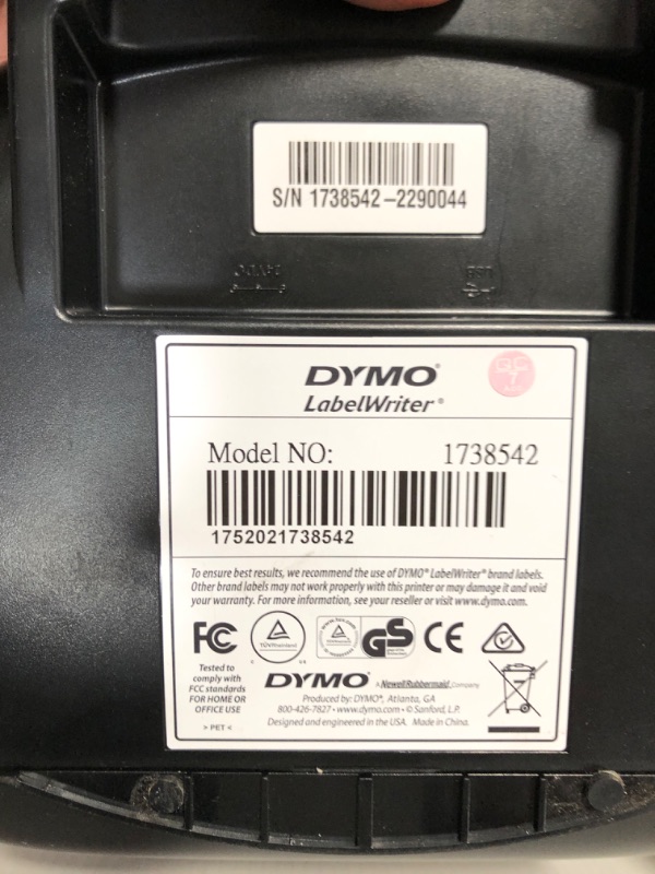 Photo 1 of DYMO 1755120 LabelWriter 4XL Thermal Label Printer
