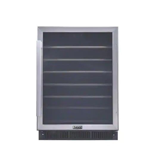 Photo 1 of Parts only !!! Galanz 24 in. 47-Bottle Wine Cooler in Stainless Steel, with Electrical Temperature Control